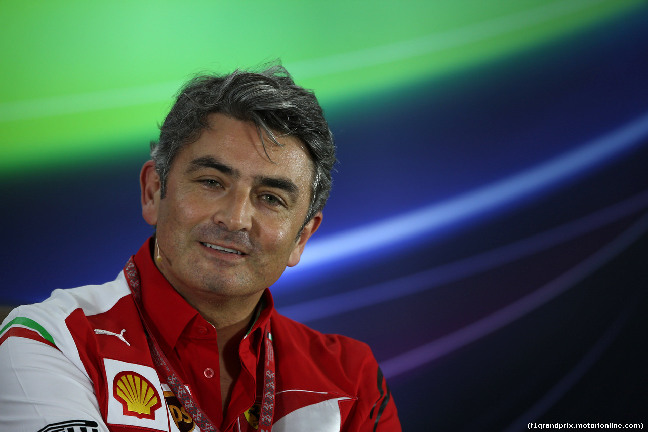 GP ABU DHABI, 21.11.2014 - Conferenza Stampa, Marco Mattiacci (ITA) Team Principal, Ferrari