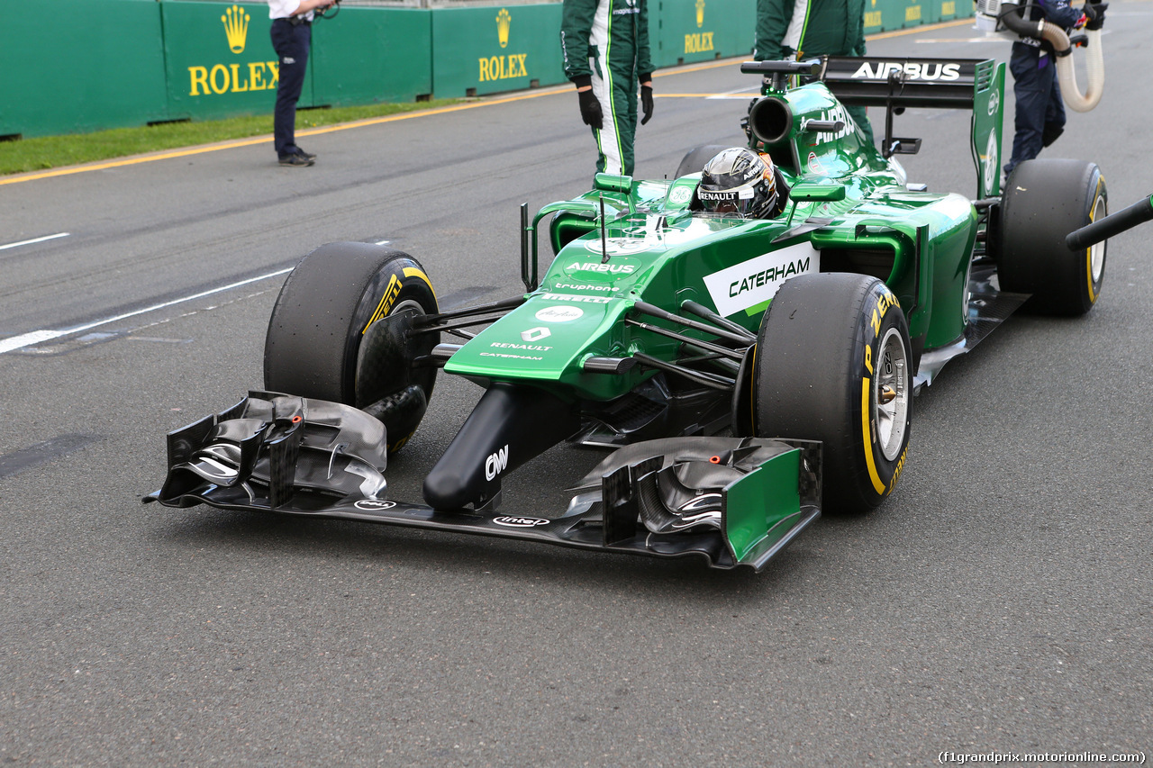 GP AUSTRALIA, 16.03.2014- Gara, Kamui Kobayashi (JAP) Caterham F1 Team CT-04