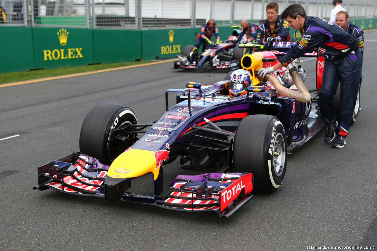 GP AUSTRALIA, 16.03.2014- Gara, Daniel Ricciardo (AUS) Red Bull Racing RB10