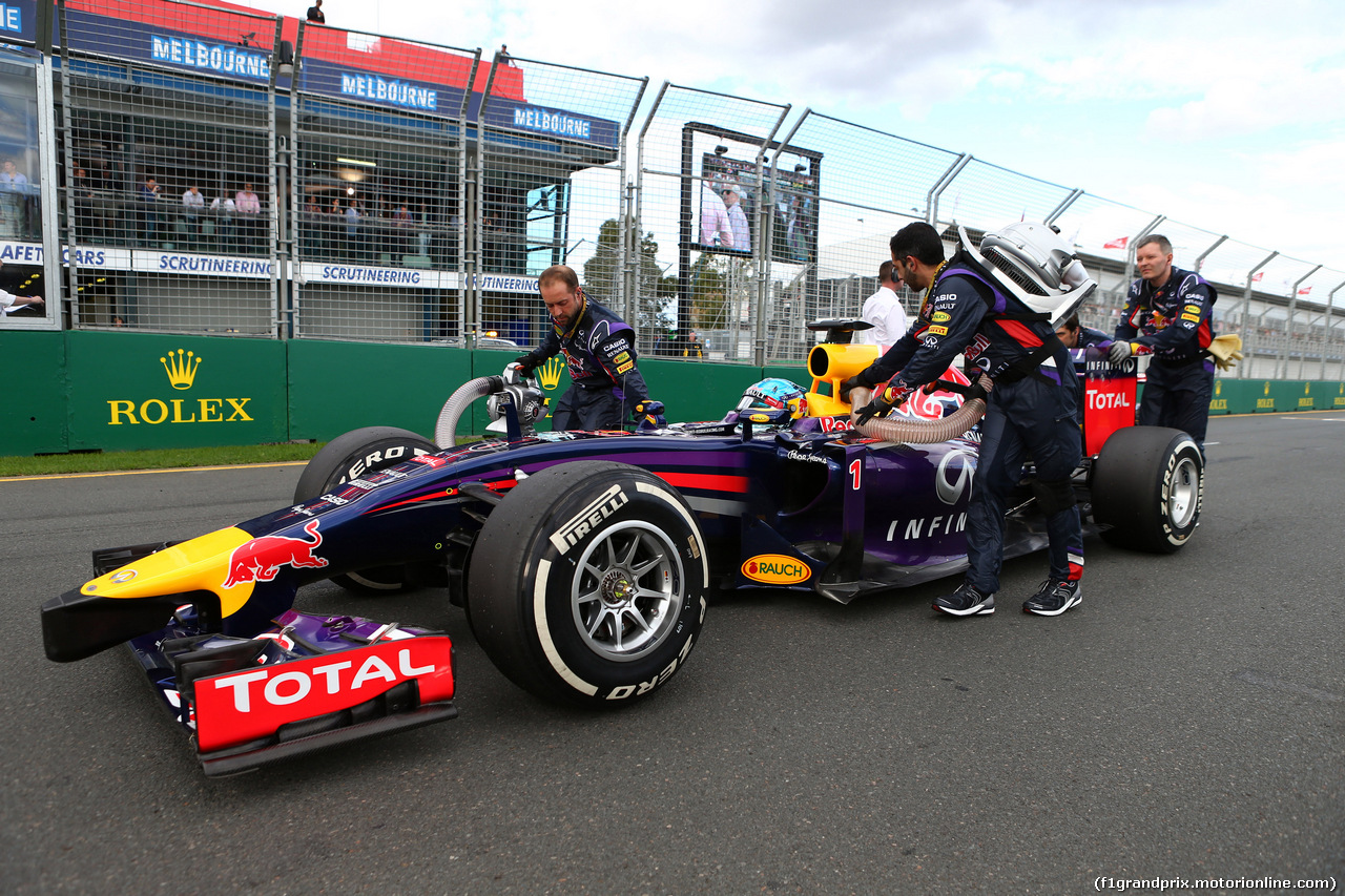 GP AUSTRALIA, 16.03.2014- Gara, Sebastian Vettel (GER) Red Bull Racing RB10