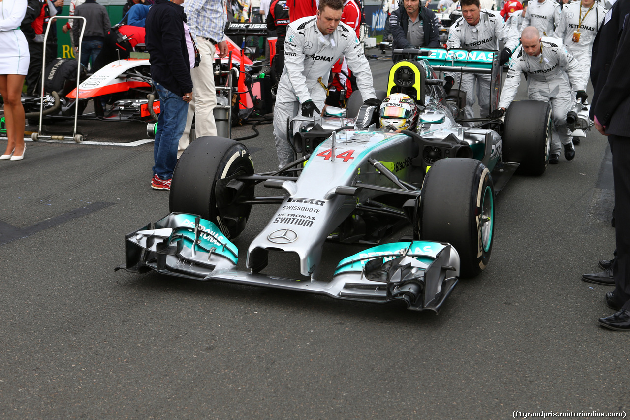 GP AUSTRALIA, 16.03.2014- Gara, Lewis Hamilton (GBR) Mercedes AMG F1 W05