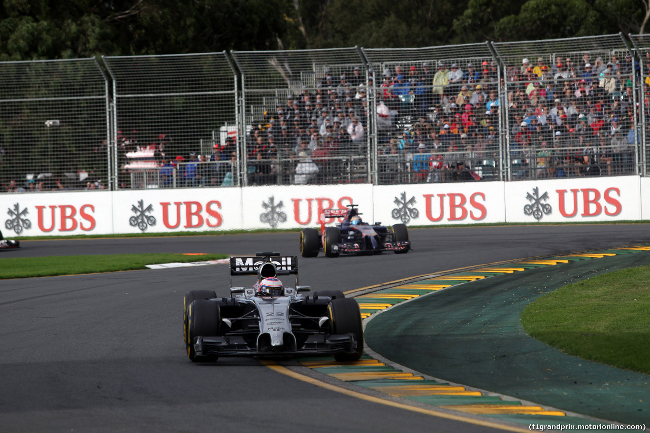 GP AUSTRALIA, 16.03.2014- Gara, Kevin Magnussen (DEN) McLaren Mercedes MP4-29
