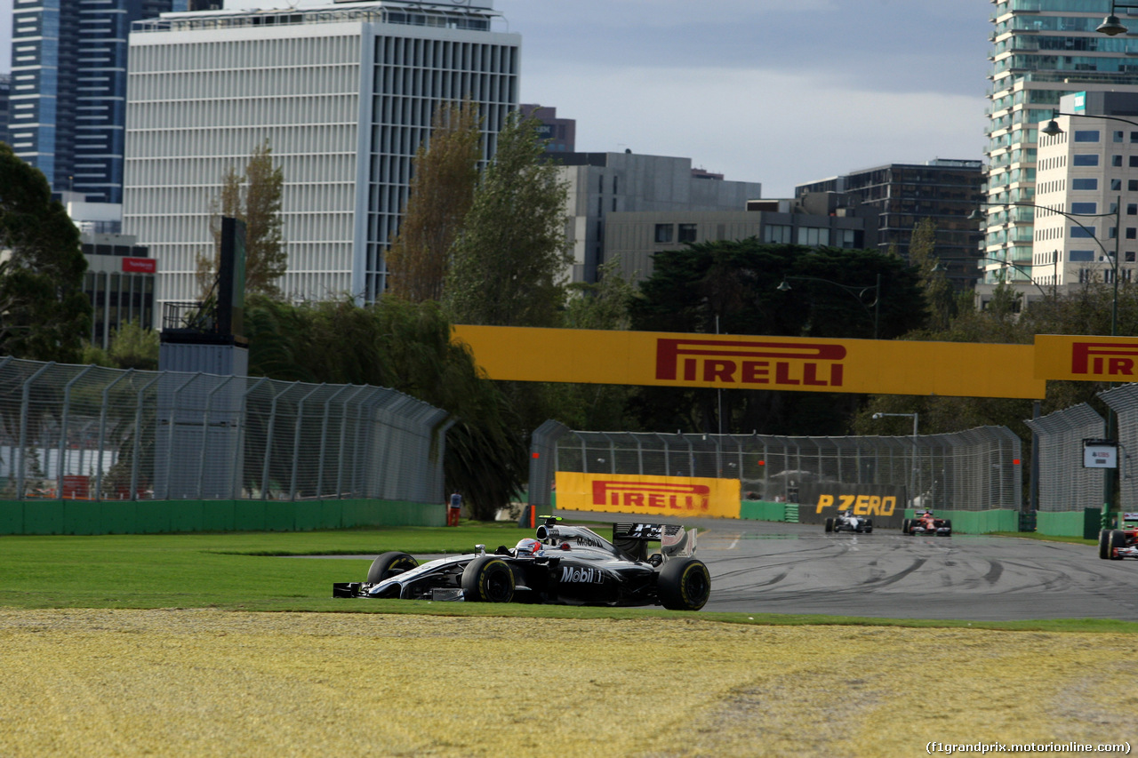 GP AUSTRALIA, 16.03.2014- Gara, Kevin Magnussen (DEN) McLaren Mercedes MP4-29