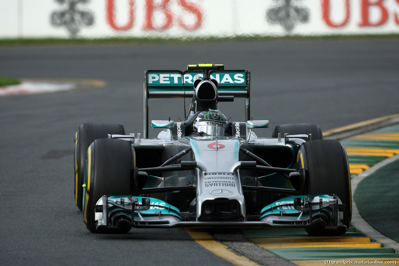 GP AUSTRALIA, 16.03.2014- Gara, Nico Rosberg (GER) Mercedes AMG F1 W05