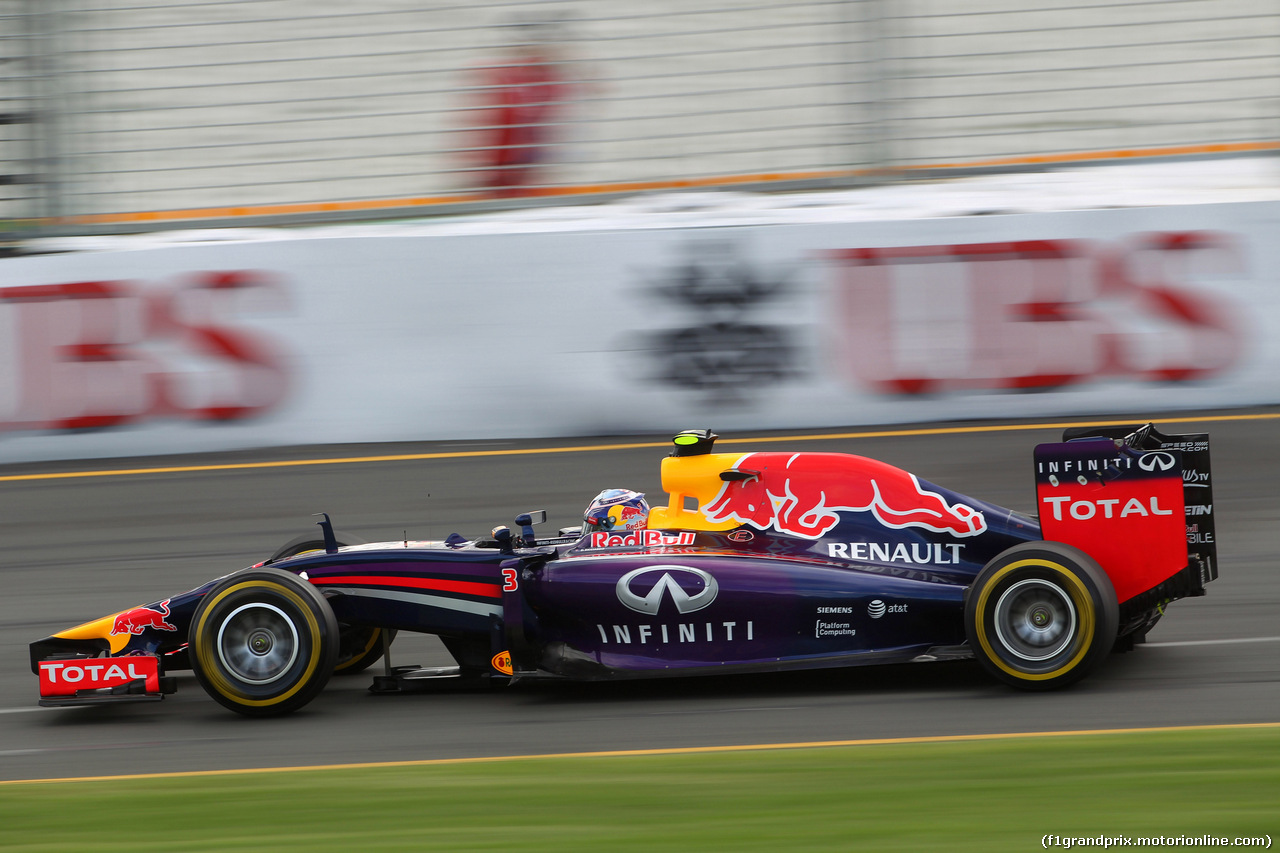 GP AUSTRALIA, 16.03.2014- Gara, Daniel Ricciardo (AUS) Red Bull Racing RB10