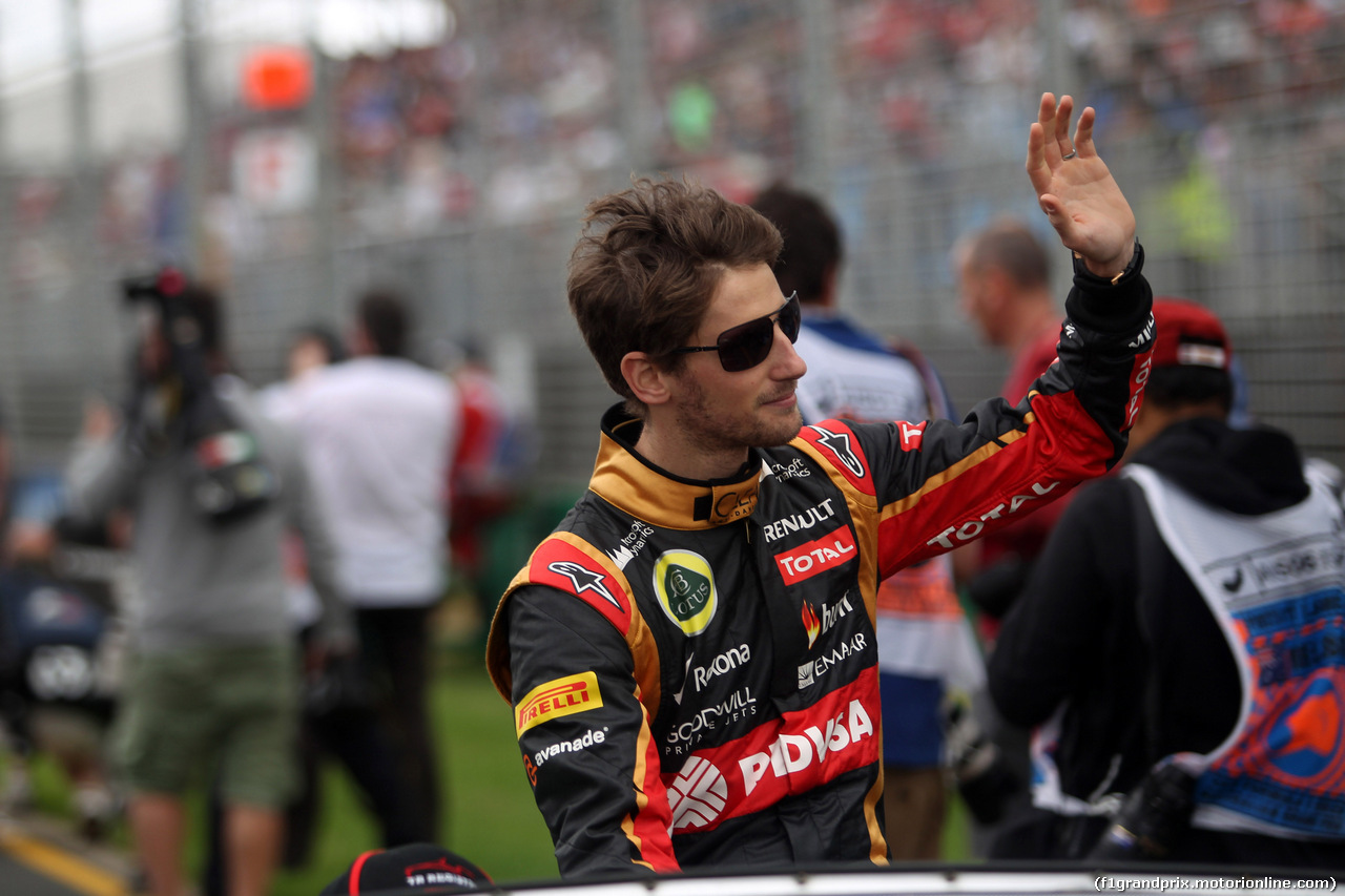 GP AUSTRALIA, 16.03.2014- Romain Grosjean (FRA) Lotus F1 Team E22