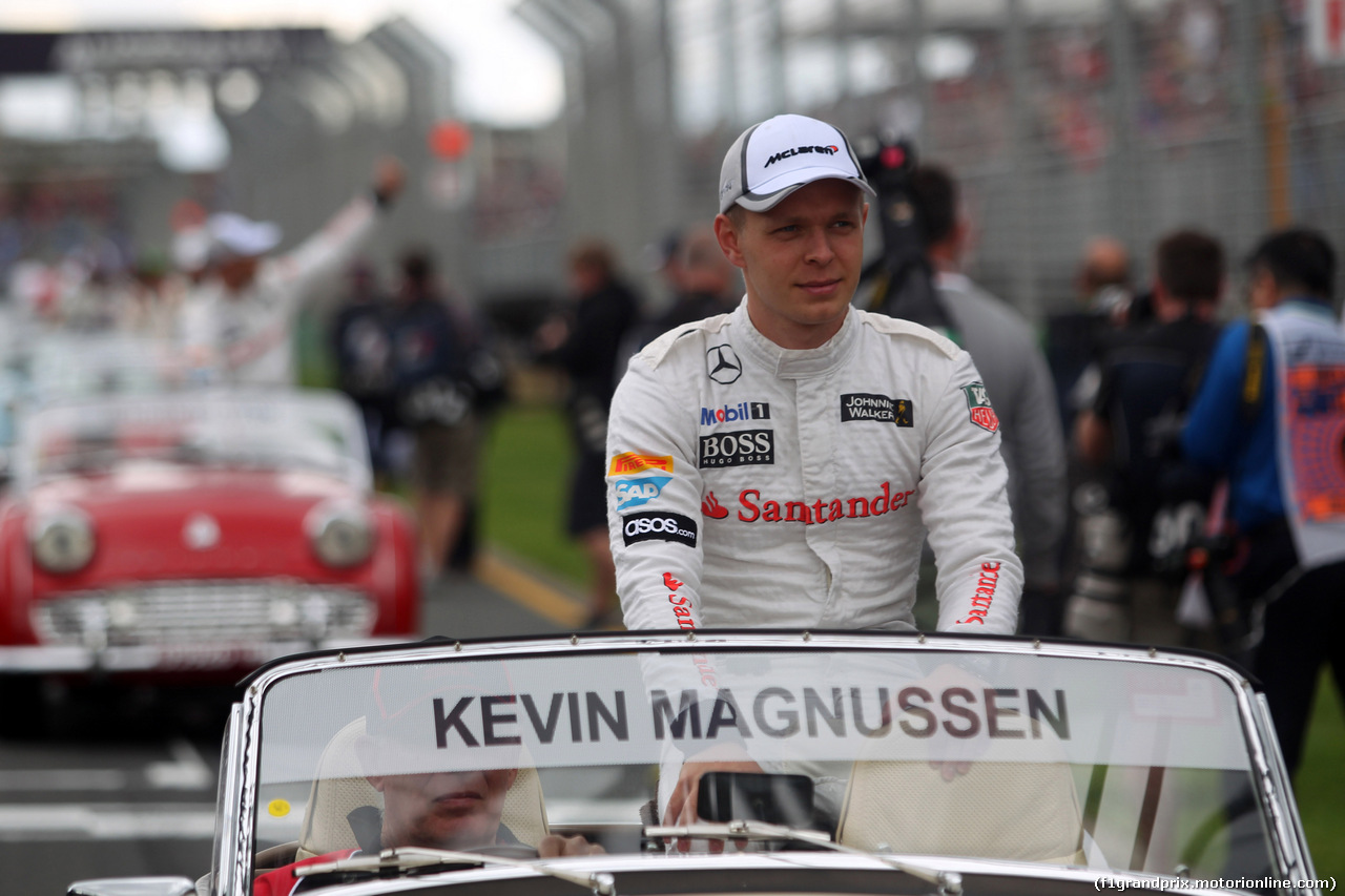 GP AUSTRALIA, 16.03.2014- Kevin Magnussen (DEN) McLaren Mercedes MP4-29