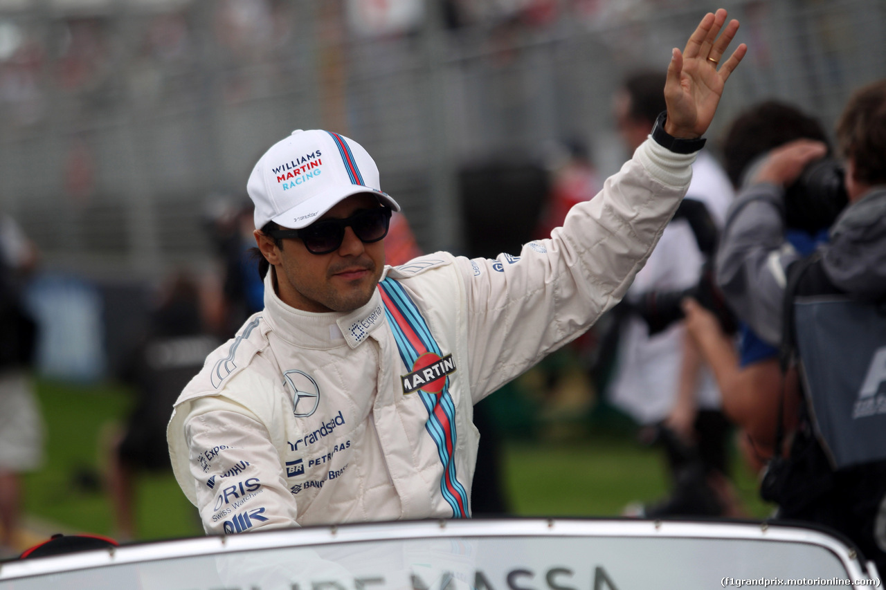 GP AUSTRALIA, 16.03.2014- Felipe Massa (BRA) Williams F1 Team FW36