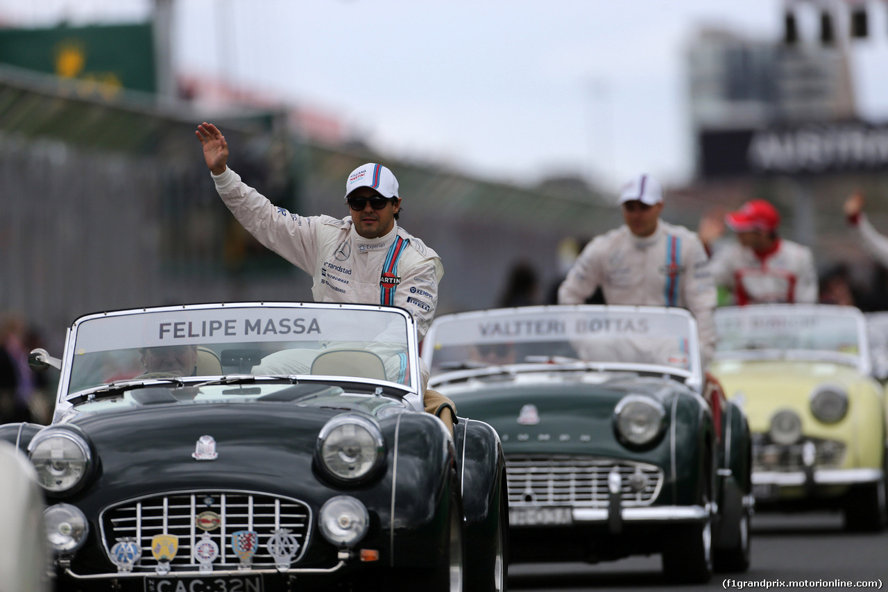GP AUSTRALIA, 16.03.2014- Felipe Massa (BRA) Williams F1 Team FW36