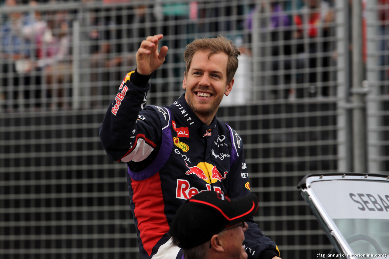 GP AUSTRALIA, 16.03.2014- Sebastian Vettel (GER) Red Bull Racing RB10