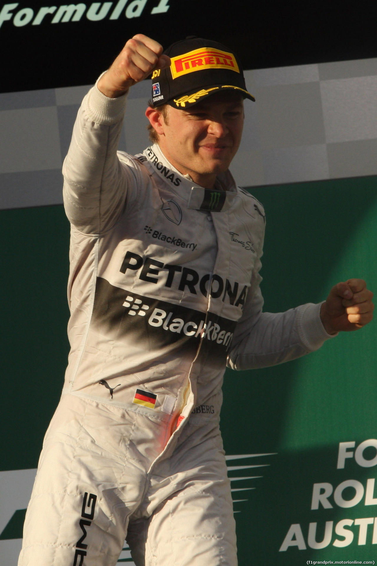 GP AUSTRALIA, 16.03.2014- Gara, Nico Rosberg (GER) Mercedes AMG F1 W05 vincitore
