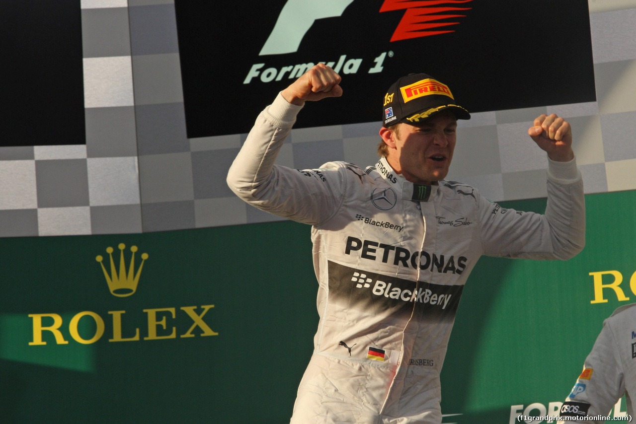 GP AUSTRALIA, 16.03.2014- Gara, Nico Rosberg (GER) Mercedes AMG F1 W05 vincitore