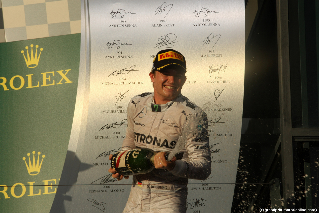 GP AUSTRALIA, 16.03.2014- Gara, 1st position Nico Rosberg (GER) Mercedes AMG F1 W05