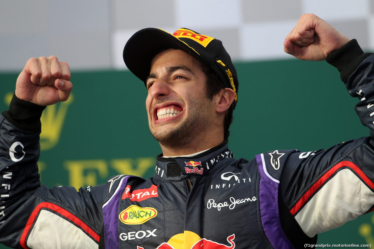 GP AUSTRALIA, 16.03.2014- Gara, secondo Daniel Ricciardo (AUS) Red Bull Racing RB10