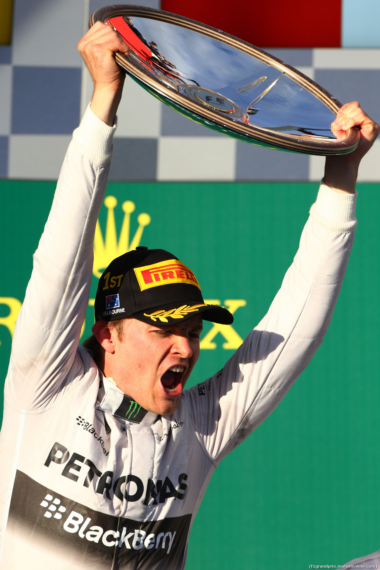 GP AUSTRALIA, 16.03.2014- Gara, Nico Rosberg (GER) Mercedes AMG F1 W05 vincitore