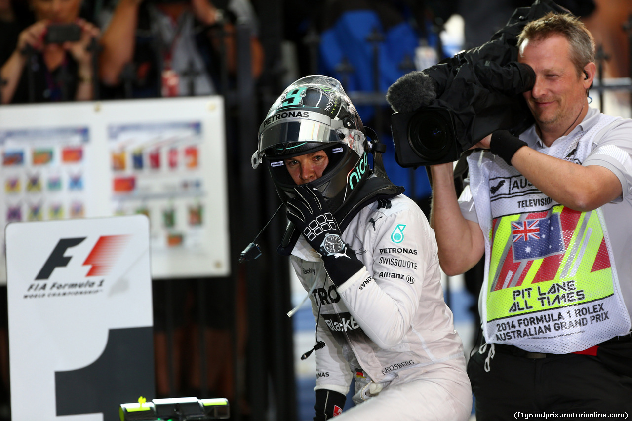 GP AUSTRALIA, 16.03.2014- Gara, Nico Rosberg (GER) Mercedes AMG F1 W05 vincitore