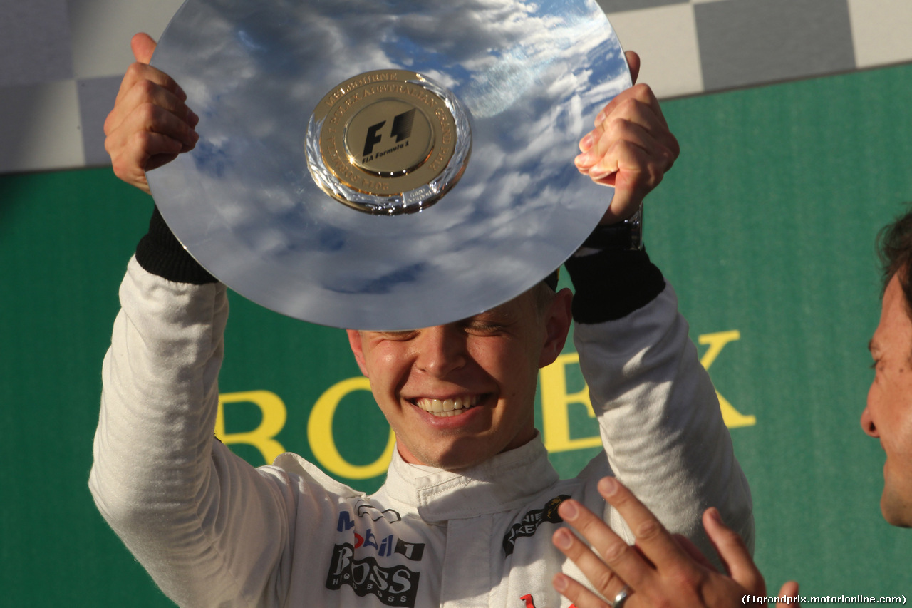 GP AUSTRALIA, 16.03.2014- Gara, terzo Kevin Magnussen (DEN) McLaren Mercedes MP4-29