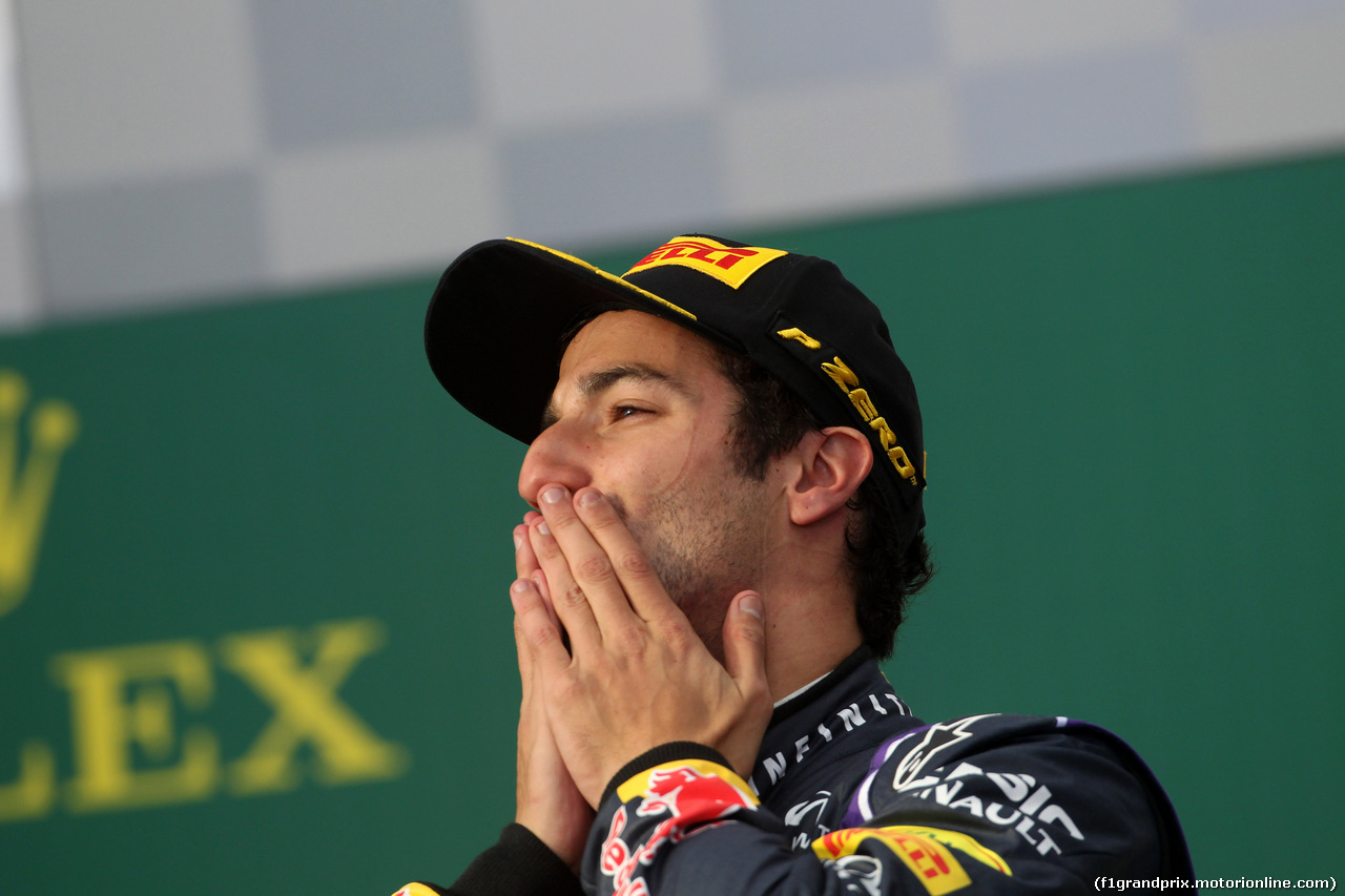 GP AUSTRALIA, 16.03.2014- Gara, secondo Daniel Ricciardo (AUS) Red Bull Racing RB10