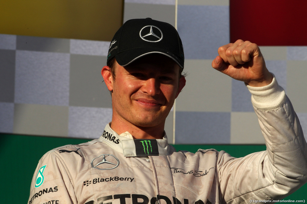 GP AUSTRALIA, 16.03.2014- Gara,  Nico Rosberg (GER) Mercedes AMG F1 W05 vincitore