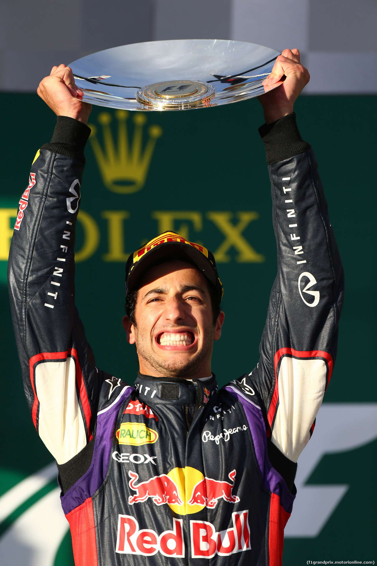 GP AUSTRALIA, 16.03.2014- Gara, secondo Daniel Ricciardo (AUS) Red Bull Racing RB10