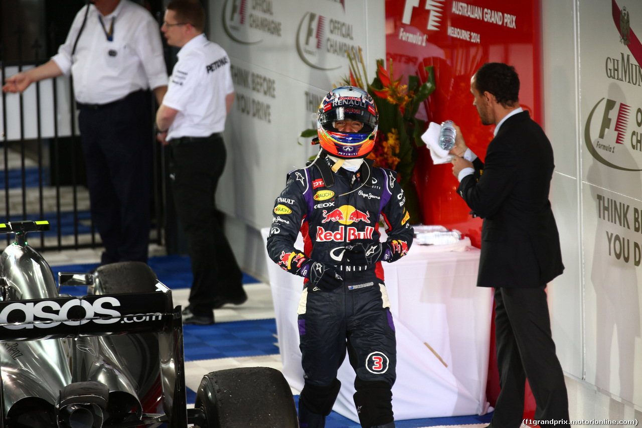 GP AUSTRALIA, 16.03.2014- Gara, secondo Daniel Ricciardo (AUS) Red Bull Racing RB10