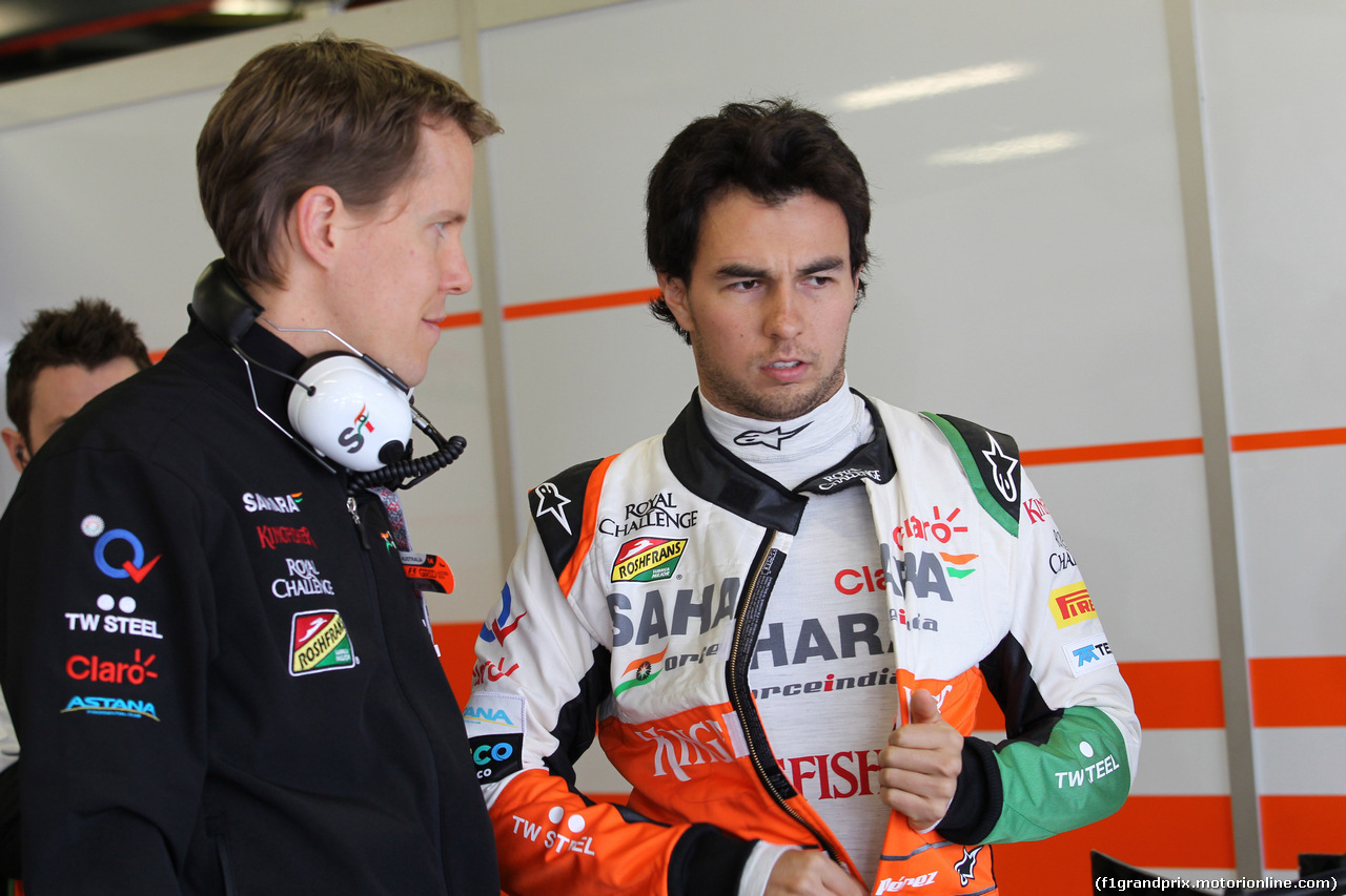 GP AUSTRALIA, 16.03.2014- Gara, Sergio Perez (MEX) Sahara Force India F1 VJM07