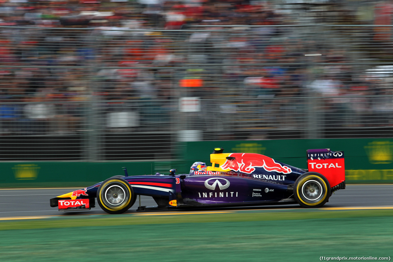 GP AUSTRALIA, 16.03.2014- Gara, Daniel Ricciardo (AUS) Red Bull Racing RB10