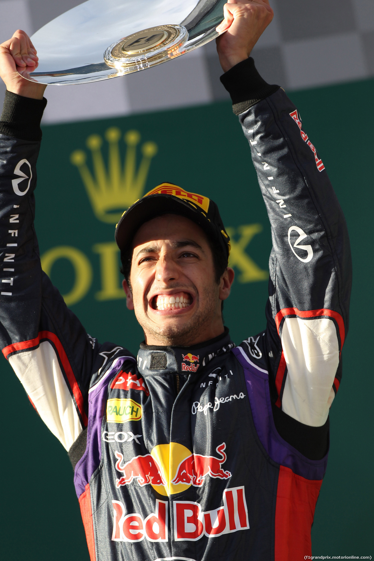 GP AUSTRALIA, 16.03.2014- Gara, secondo Daniel Ricciardo (AUS) Red Bull Racing RB10