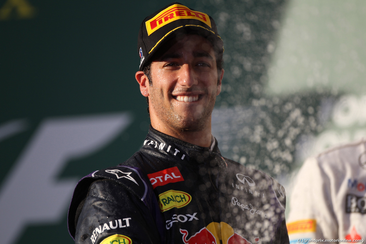 GP AUSTRALIA, 16.03.2014- Gara, secondo Daniel Ricciardo (AUS) Red Bull Racing RB10