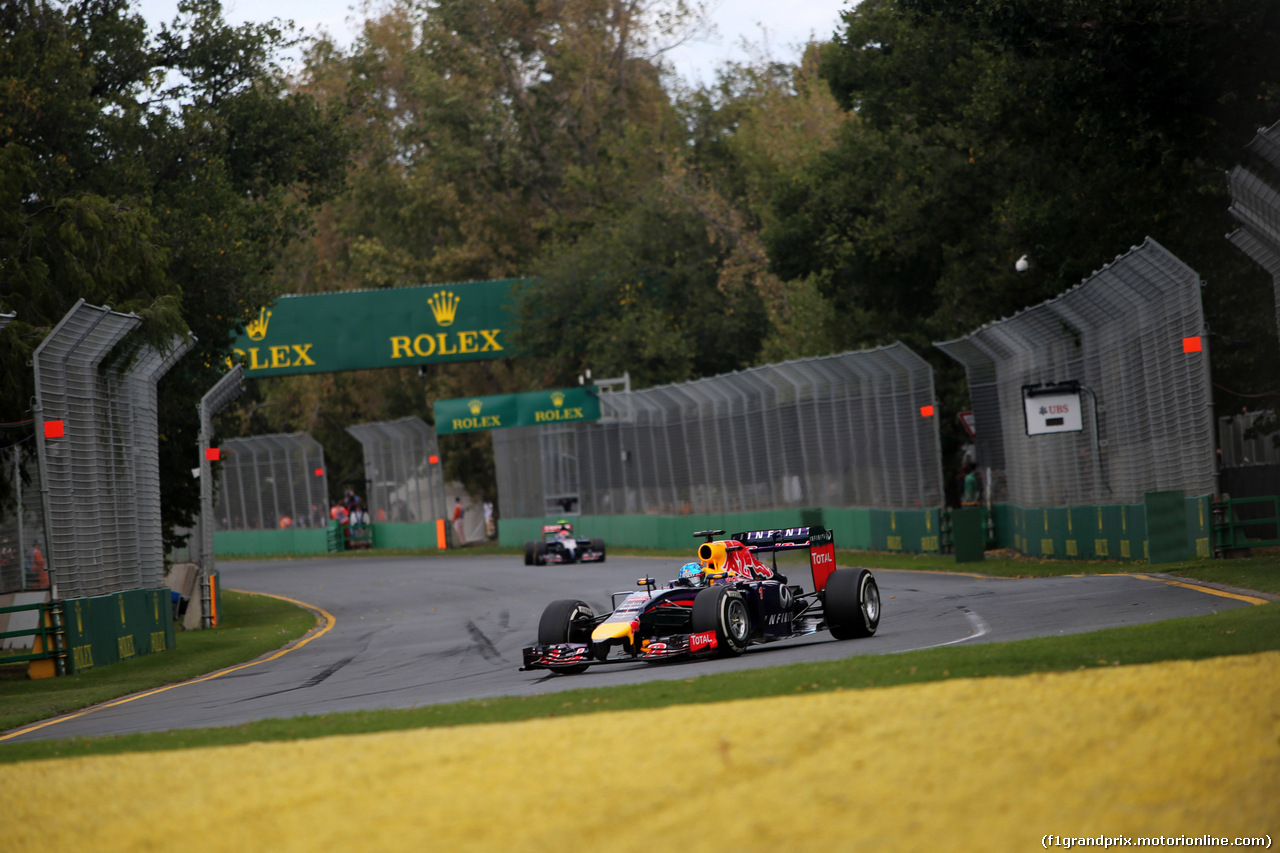 GP AUSTRALIA, 16.03.2014- Gara, Sebastian Vettel (GER) Red Bull Racing RB10