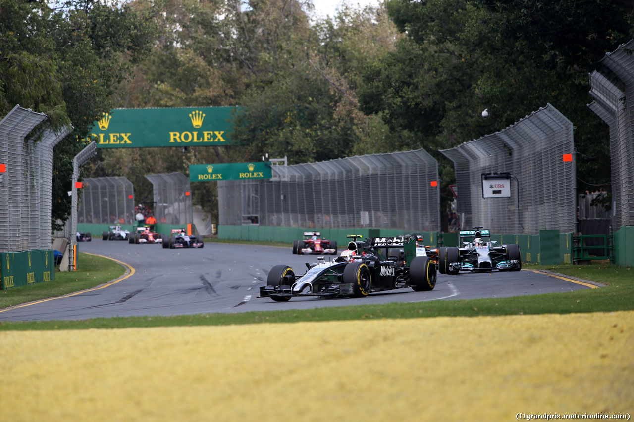 GP AUSTRALIA, 16.03.2014- Gara, Kevin Magnussen (DEN) McLaren Mercedes MP4-29