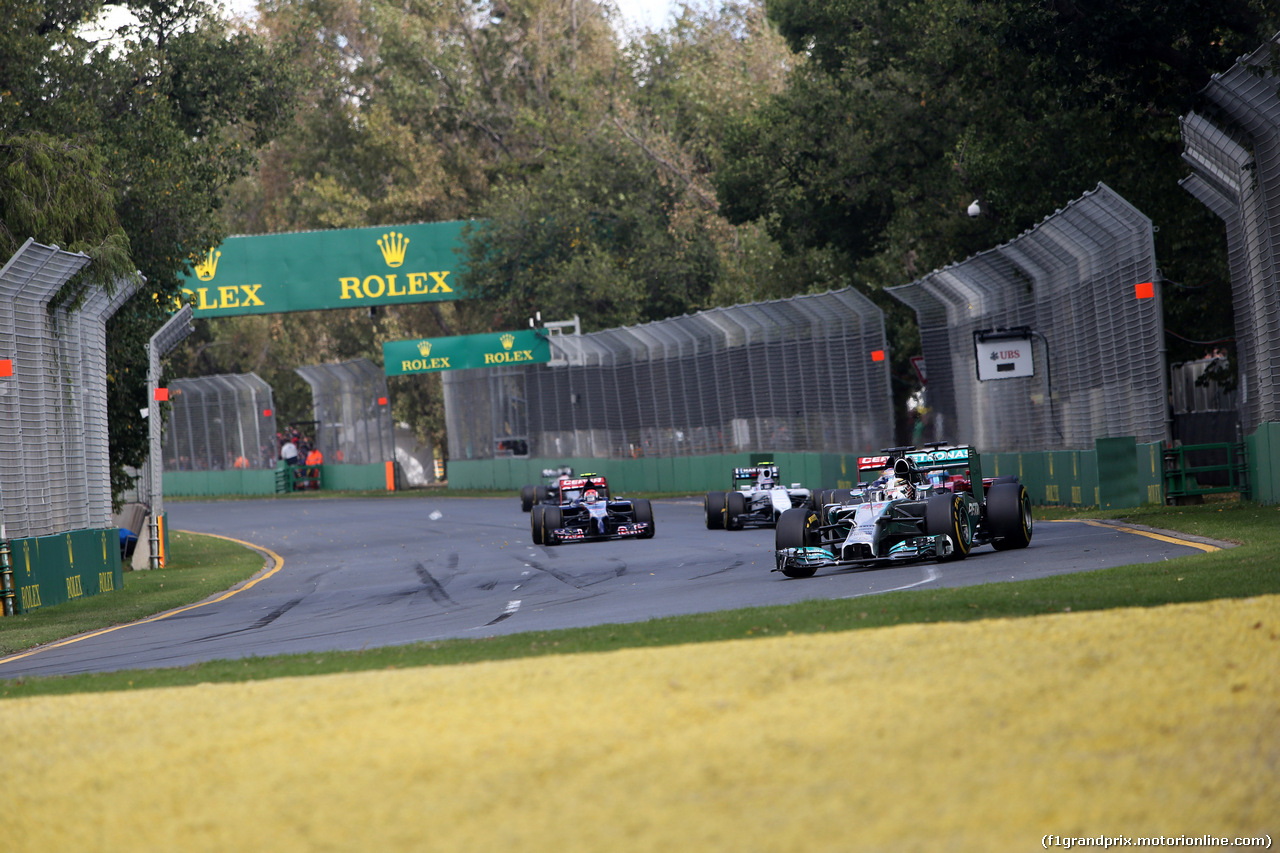 GP AUSTRALIA, 16.03.2014- Gara, Lewis Hamilton (GBR) Mercedes AMG F1 W05