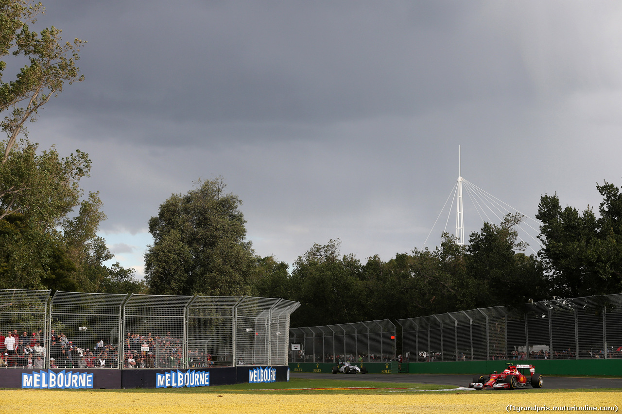 GP AUSTRALIA, 16.03.2014- Gara, Kimi Raikkonen (FIN) Ferrari F14-T