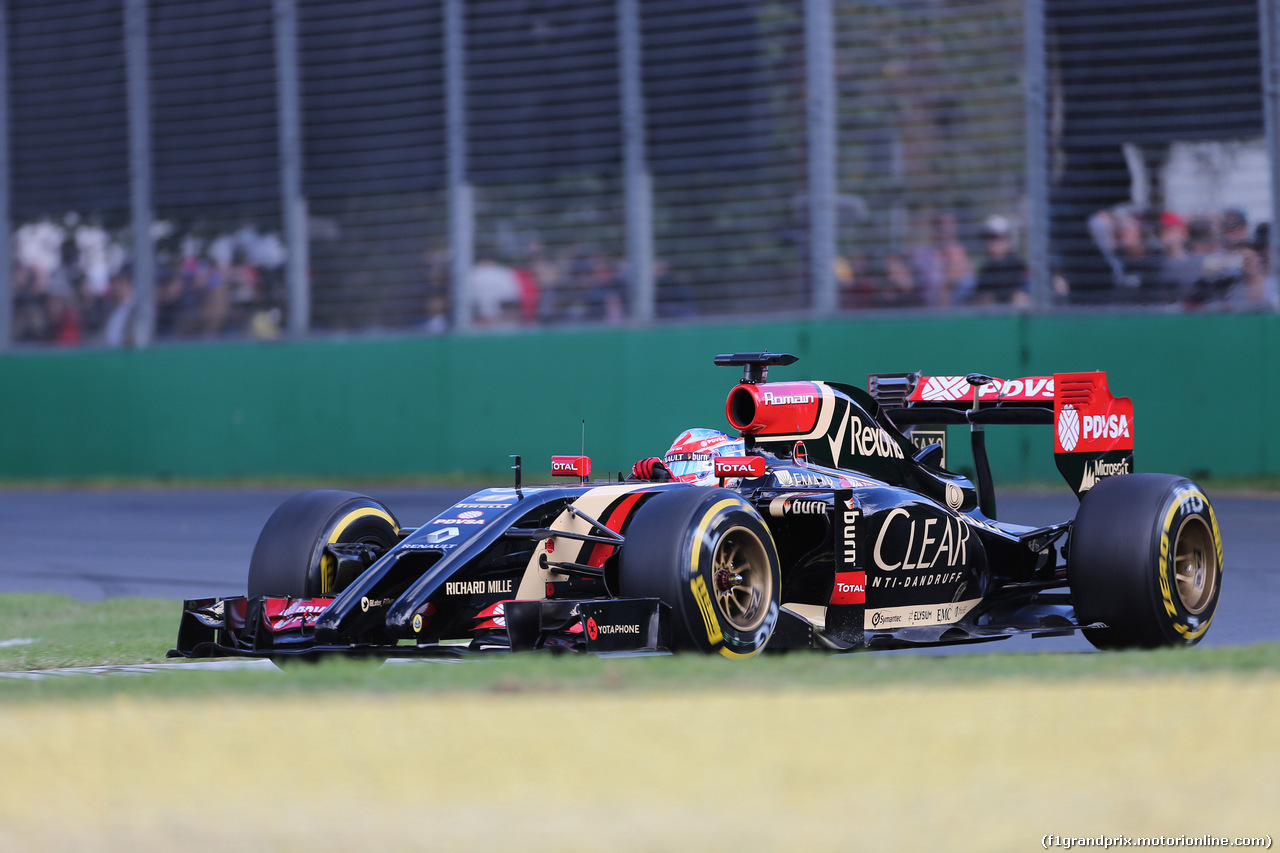 GP AUSTRALIA, 16.03.2014- Gara, Romain Grosjean (FRA) Lotus F1 Team E22