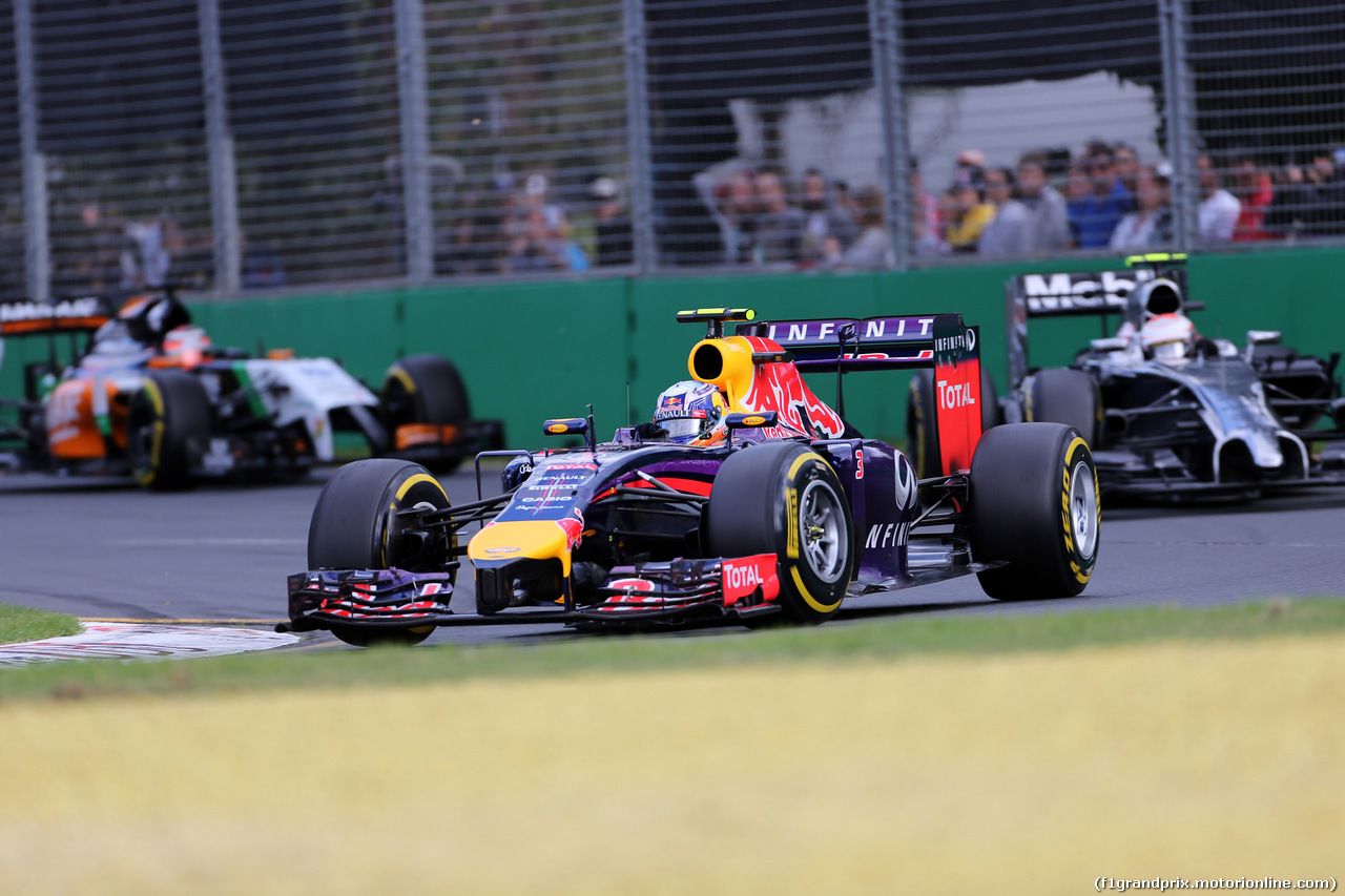 GP AUSTRALIA, 16.03.2014- Gara, Daniel Ricciardo (AUS) Red Bull Racing RB10