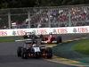 GP AUSTRALIA, 16.03.2014- Gara, Nico Hulkenberg (GER) Sahara Force India F1 VJM07 davanti a Fernando Alonso (ESP) Ferrari F14-T