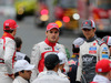 GP AUSTRALIA, 16.03.2014- Jules Bianchi (FRA) Marussia F1 Team MR03 e Esteban Gutierrez (MEX), Sauber F1 Team C33