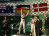GP AUSTRALIA, 16.03.2014- Gara, 1st position Nico Rosberg (GER) Mercedes AMG F1 W05, secondo Daniel Ricciardo (AUS) Red Bull Racing RB10 e terzo Kevin Magnussen (DEN) McLaren Mercedes MP4-29