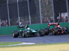 GP AUSTRALIA, 16.03.2014- Gara, Marcus Ericsson (SUE) Caterham F1 Team CT-04 e Pastor Maldonado (VEN) Lotus F1 Team E22