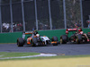 GP AUSTRALIA, 16.03.2014- Gara, Sergio Perez (MEX) Sahara Force India F1 VJM07 e Pastor Maldonado (VEN) Lotus F1 Team E22