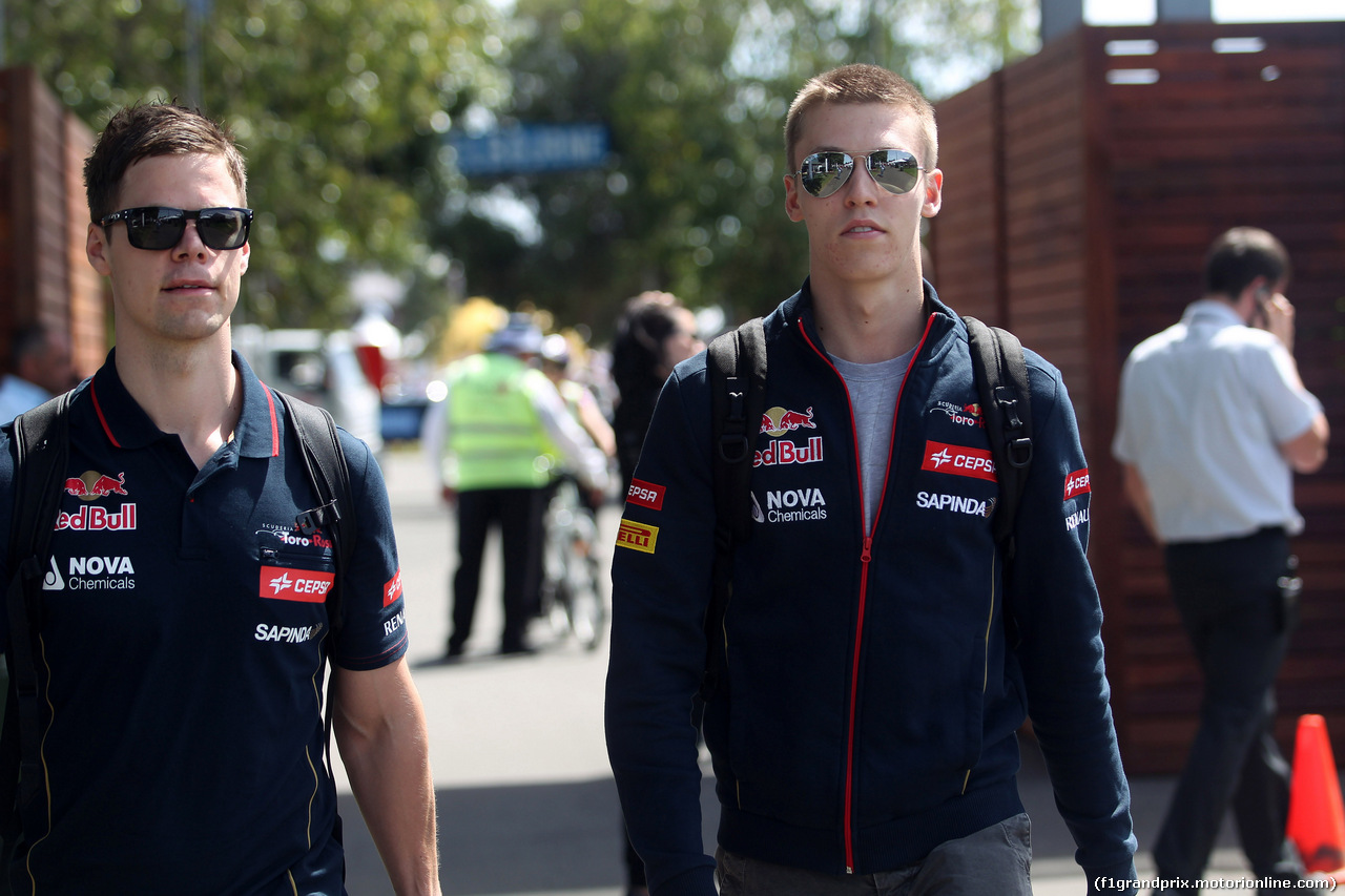 GP AUSTRALIA, 12.03.2014- Daniil Kvyat (RUS) Scuderia Toro Rosso STR9