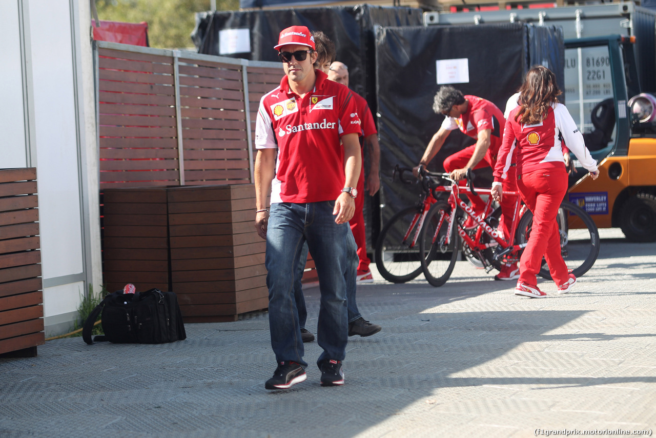GP AUSTRALIA, 12.03.2014- Fernando Alonso (ESP) Ferrari F14-T