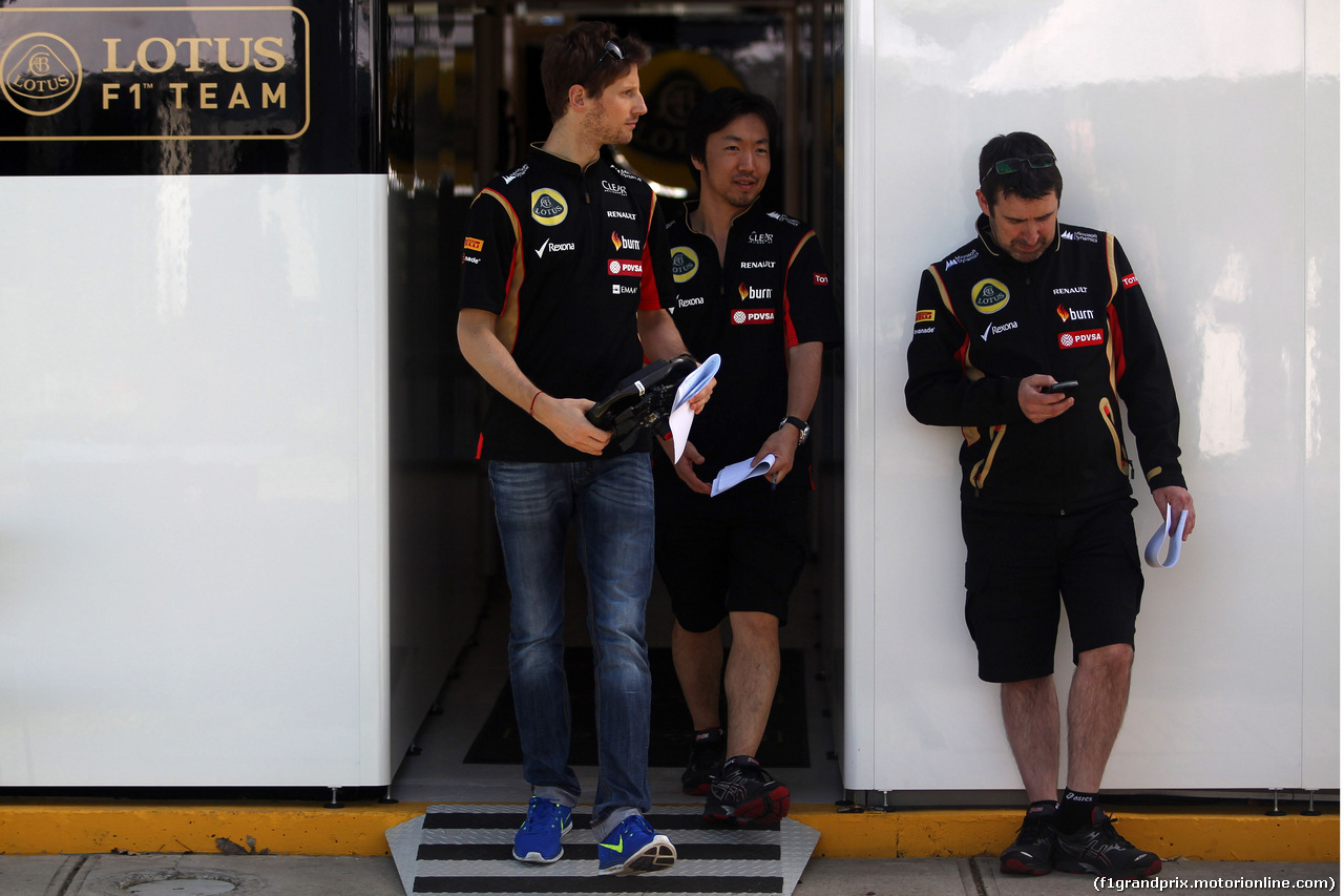 GP AUSTRALIA, 12.03.2014- Romain Grosjean (FRA) Lotus F1 Team E22