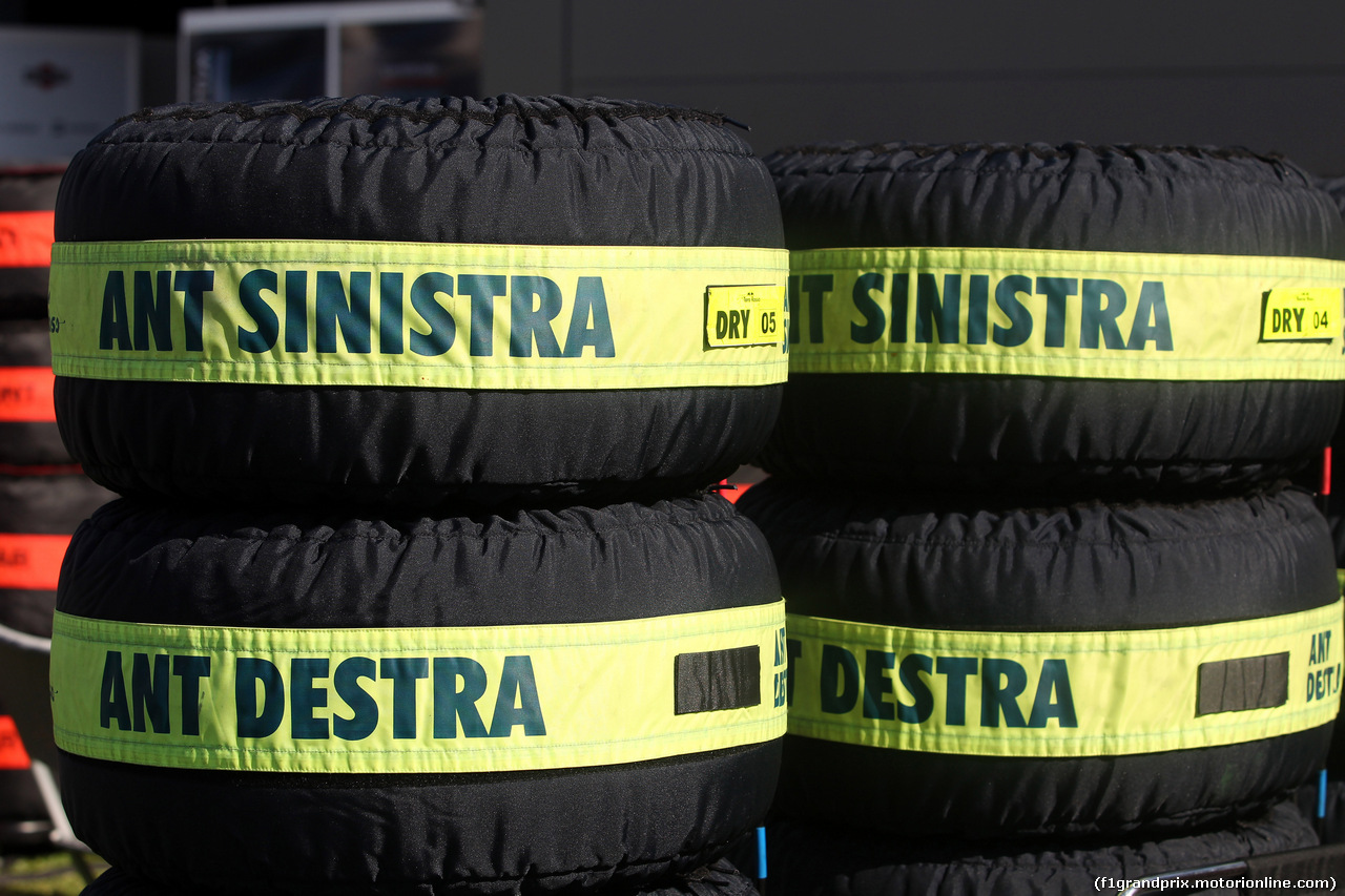 GP AUSTRALIA, 12.03.2014- Pirelli Tyres
