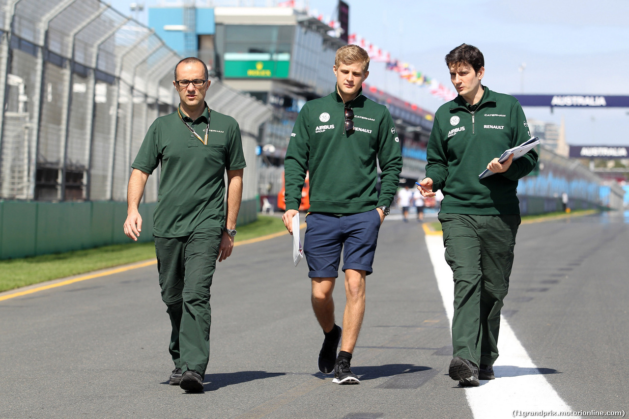 GP AUSTRALIA, 12.03.2014- Marcus Ericsson (SUE) Caterham F1 Team CT-04