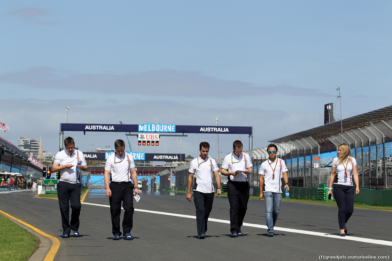 GP AUSTRALIA, 12.03.2014- Felipe Massa (BRA) Williams F1 Team FW36