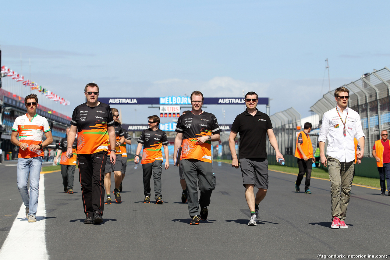 GP AUSTRALIA, 12.03.2014- Nico Hulkenberg (GER) Sahara Force India F1 VJM07