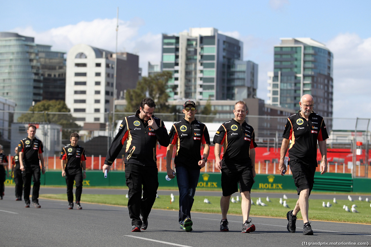 GP AUSTRALIA, 12.03.2014- Pastor Maldonado (VEN) Lotus F1 Team E22