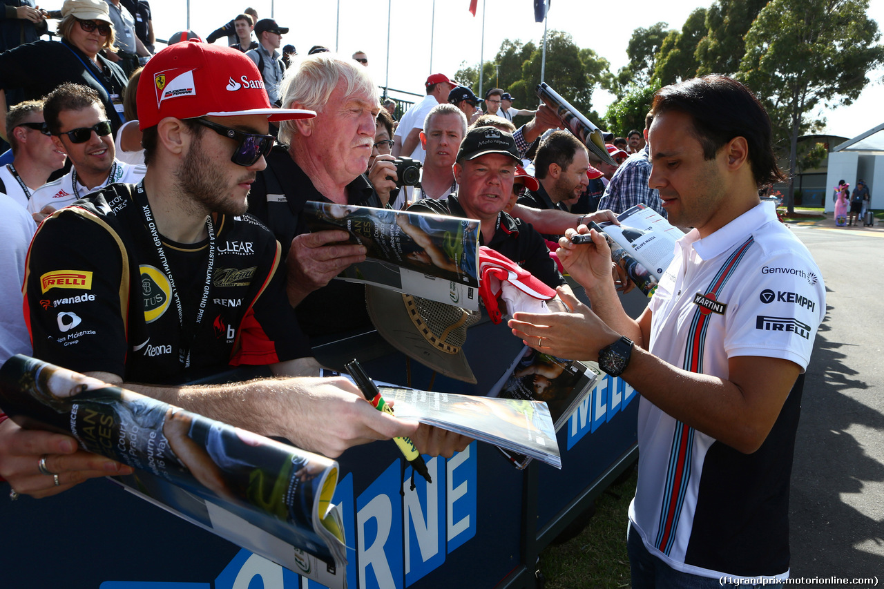 GP AUSTRALIA, 13.03.2014- Felipe Massa (BRA) Williams F1 Team FW36