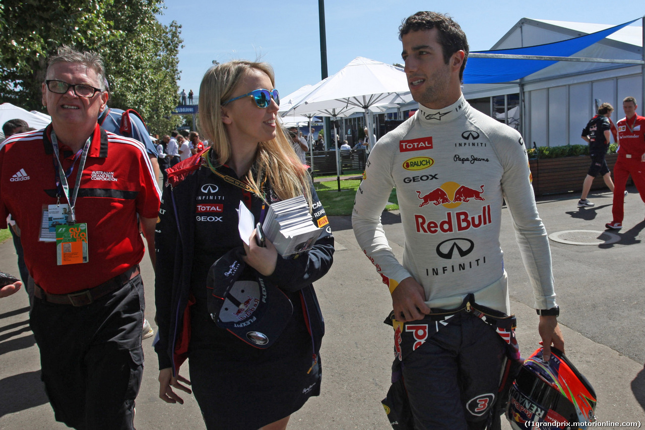 GP AUSTRALIA, 13.03.2014- Daniel Ricciardo (AUS) Red Bull Racing RB10